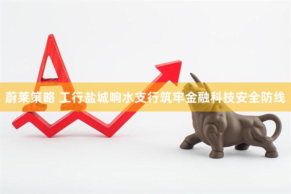 蔚莱策略 工行盐城响水支行筑牢金融科技安全防线