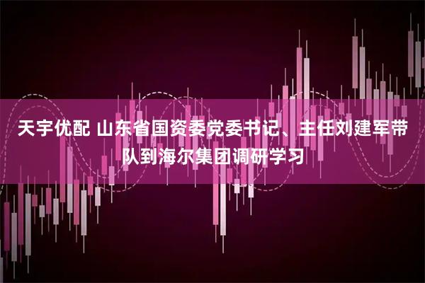 天宇优配 山东省国资委党委书记、主任刘建军带队到海尔集团调研学习